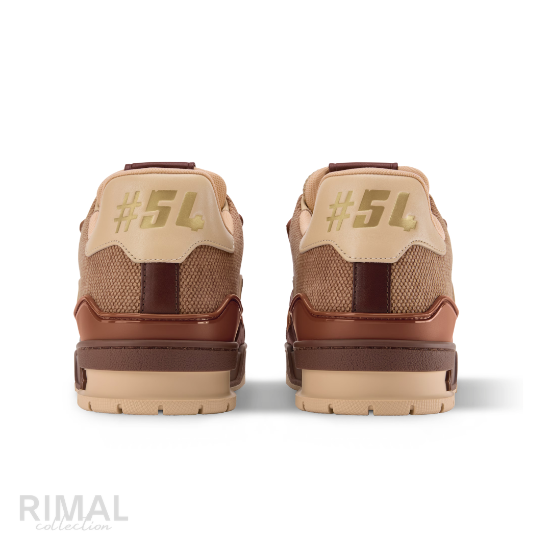 Louis Vuitton LV Trainer Sneaker – Maroon & Brown - View 3