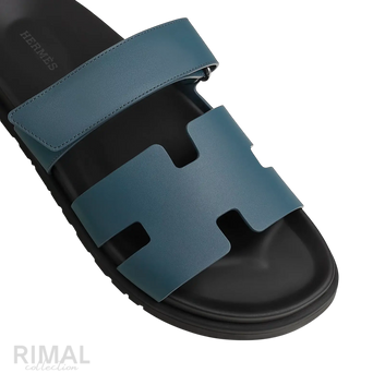 Hermès Chypre Sandals – Bleu Turquin - View 2