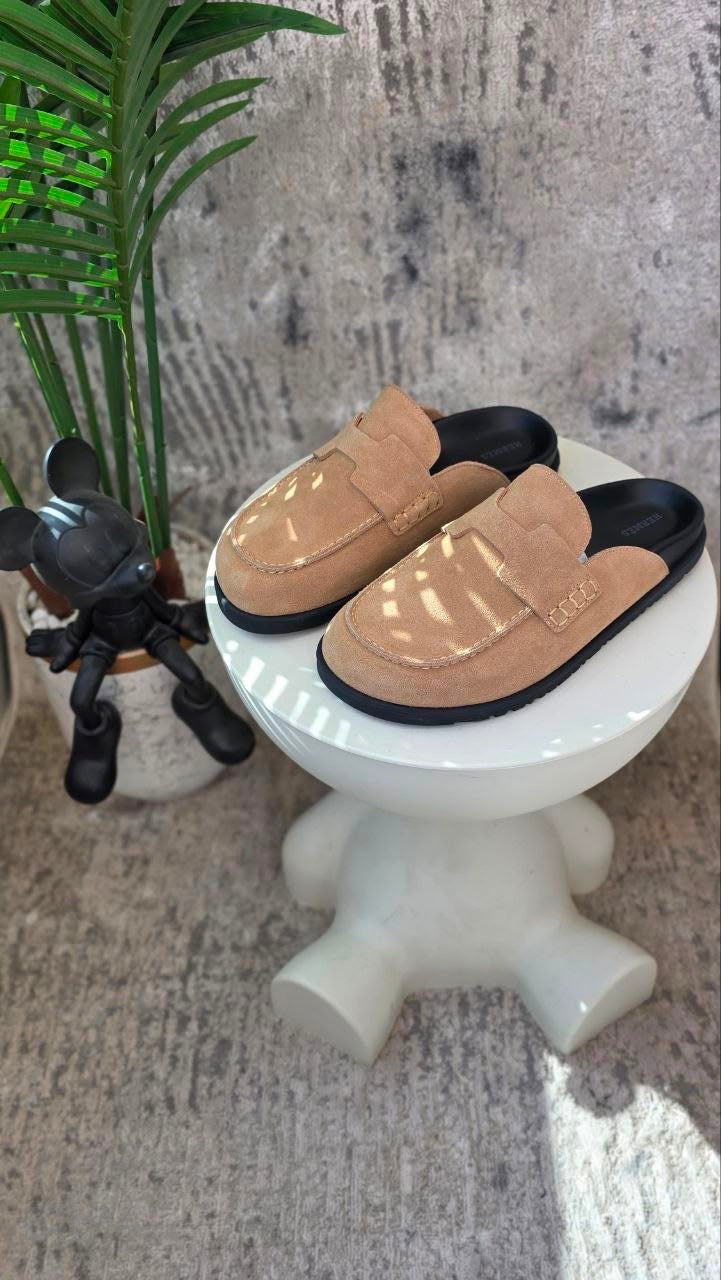 Hermès Go Mule – Beige Argile Suede – View 6