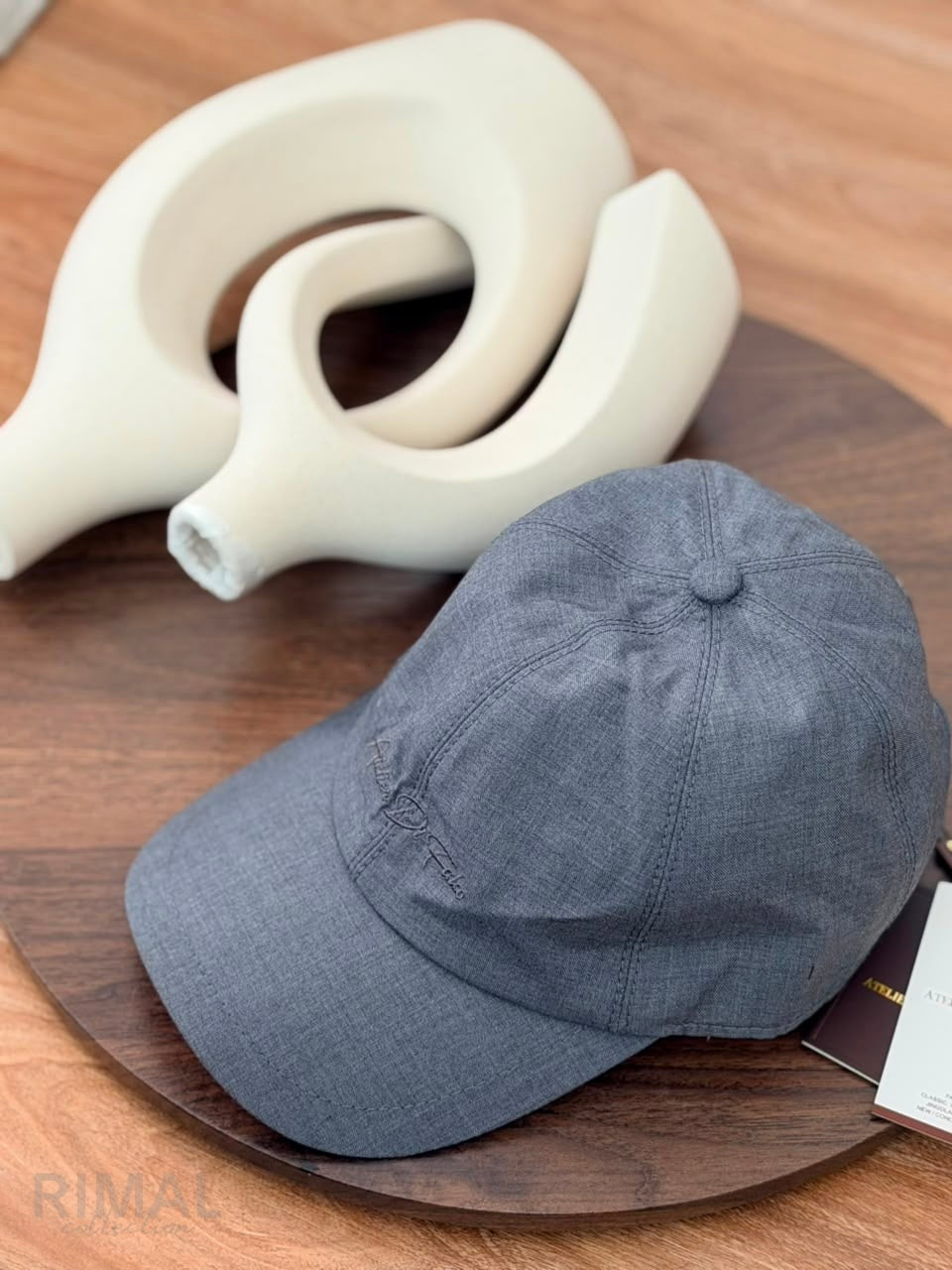 Atelier Di Falco | Script Logo Cap grey - View 5