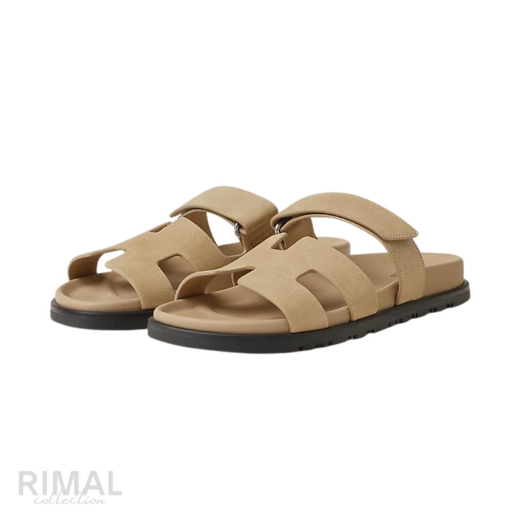 Hermès Chypre Sandal – Beige Lin – View 3