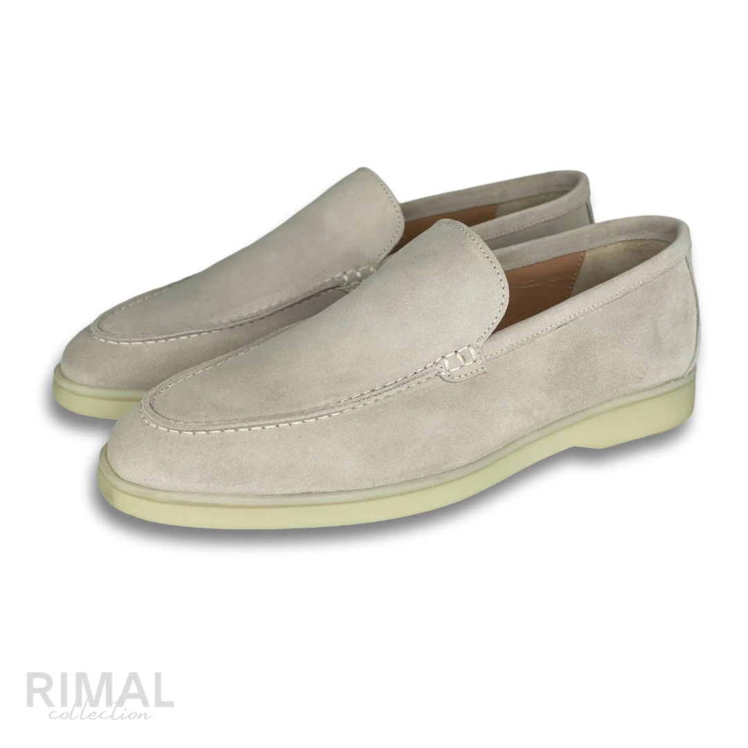 Loro Piana Summer Walk Suede Loafers – Linen - View 3