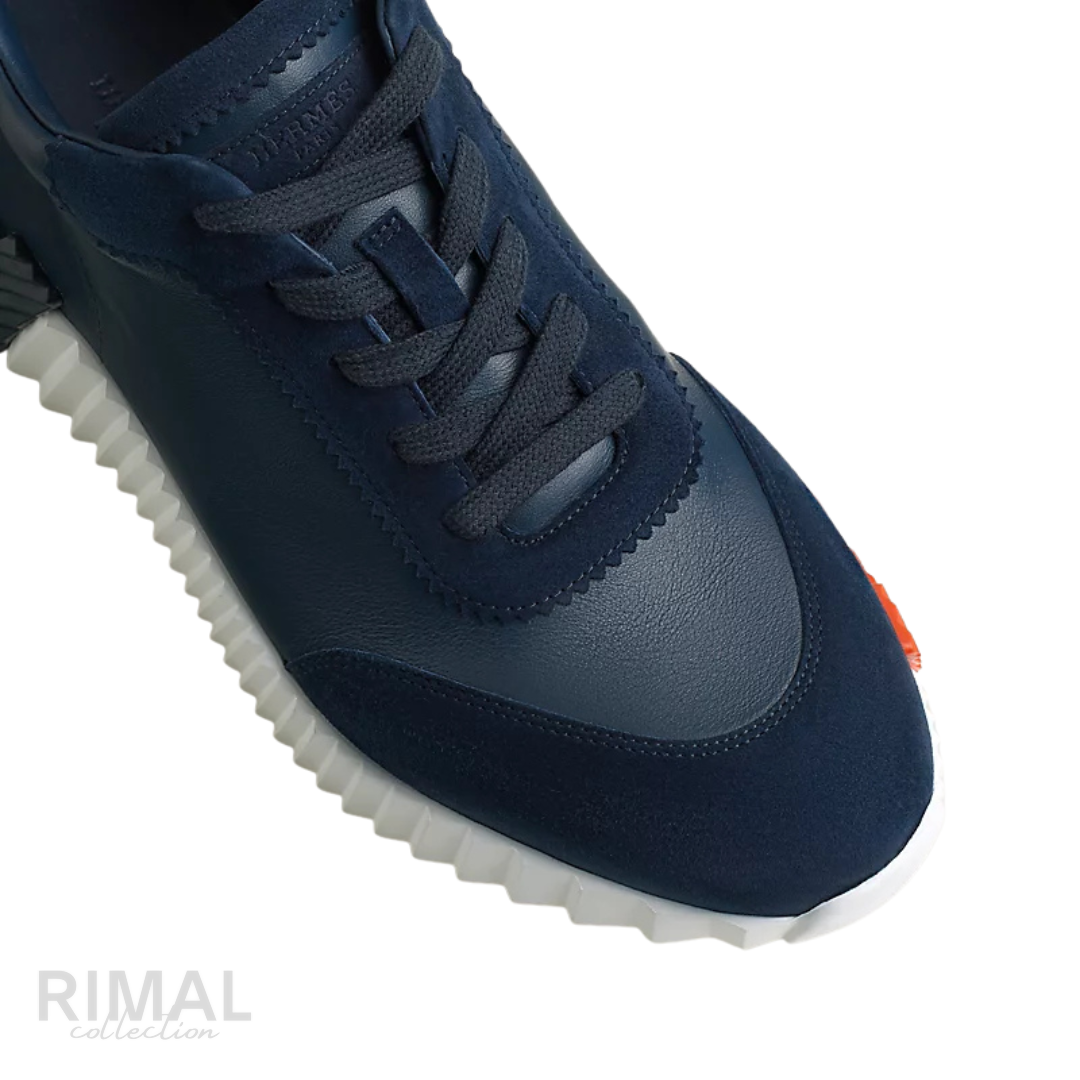 Hermès Bouncing Sneakers – Blue - View 4