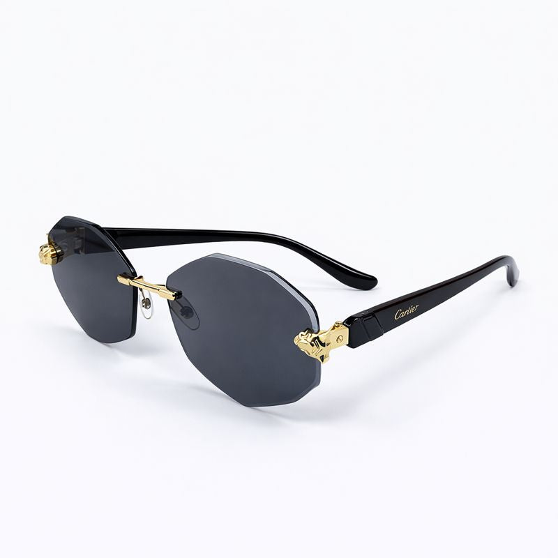 Cartier — Retro Round Frame Sunglasses — Style 01