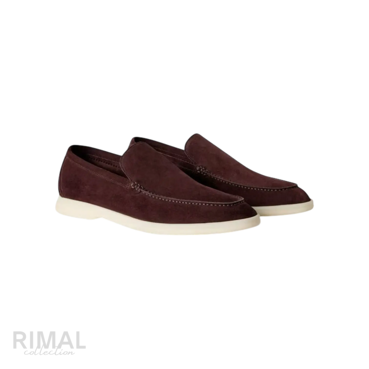 Loro Piana Summer Walk Loafers – Amarone - View 1