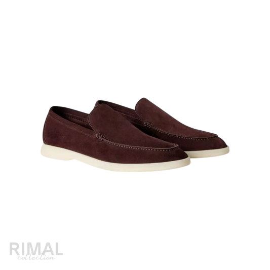 Loro Piana Summer Walk Loafers – Amarone - View 1