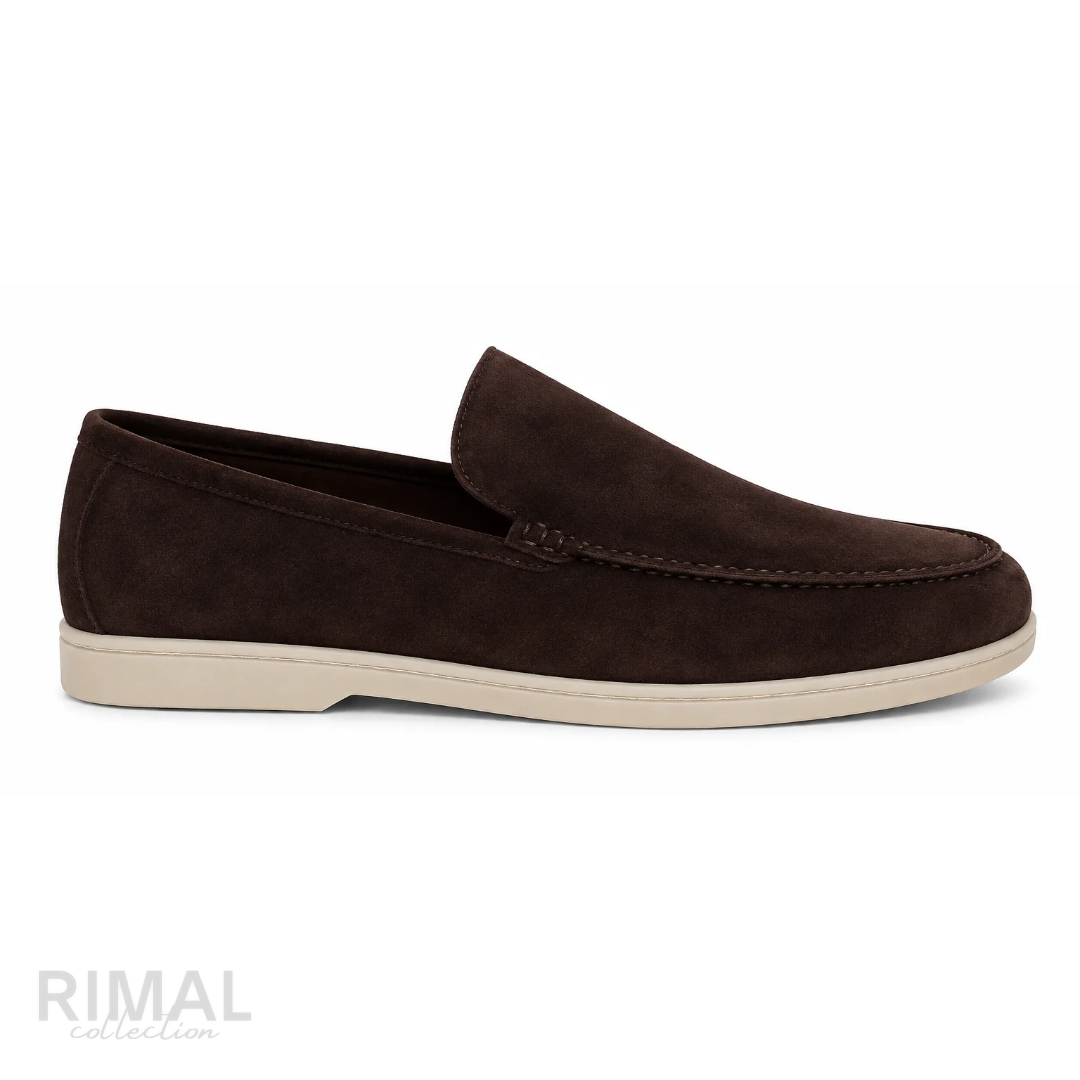 Loro Piana Summer Suede Shoes – Chocolate Brown - View 1