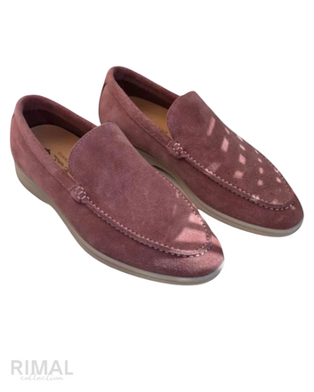 Loro Piana Summer Walk Loafers – Rose Pink - View 2