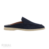 Loro Piana Footwear | Babouche Walk Navy Blue