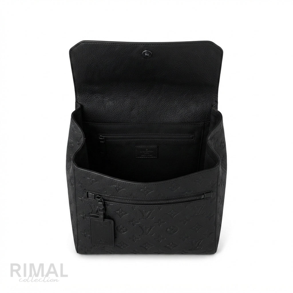 Louis Vuitton Backpack – Black Leather - View 4