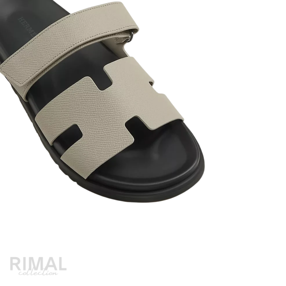 Hermès | Chypre Sandals Beige Esquisse - View 4