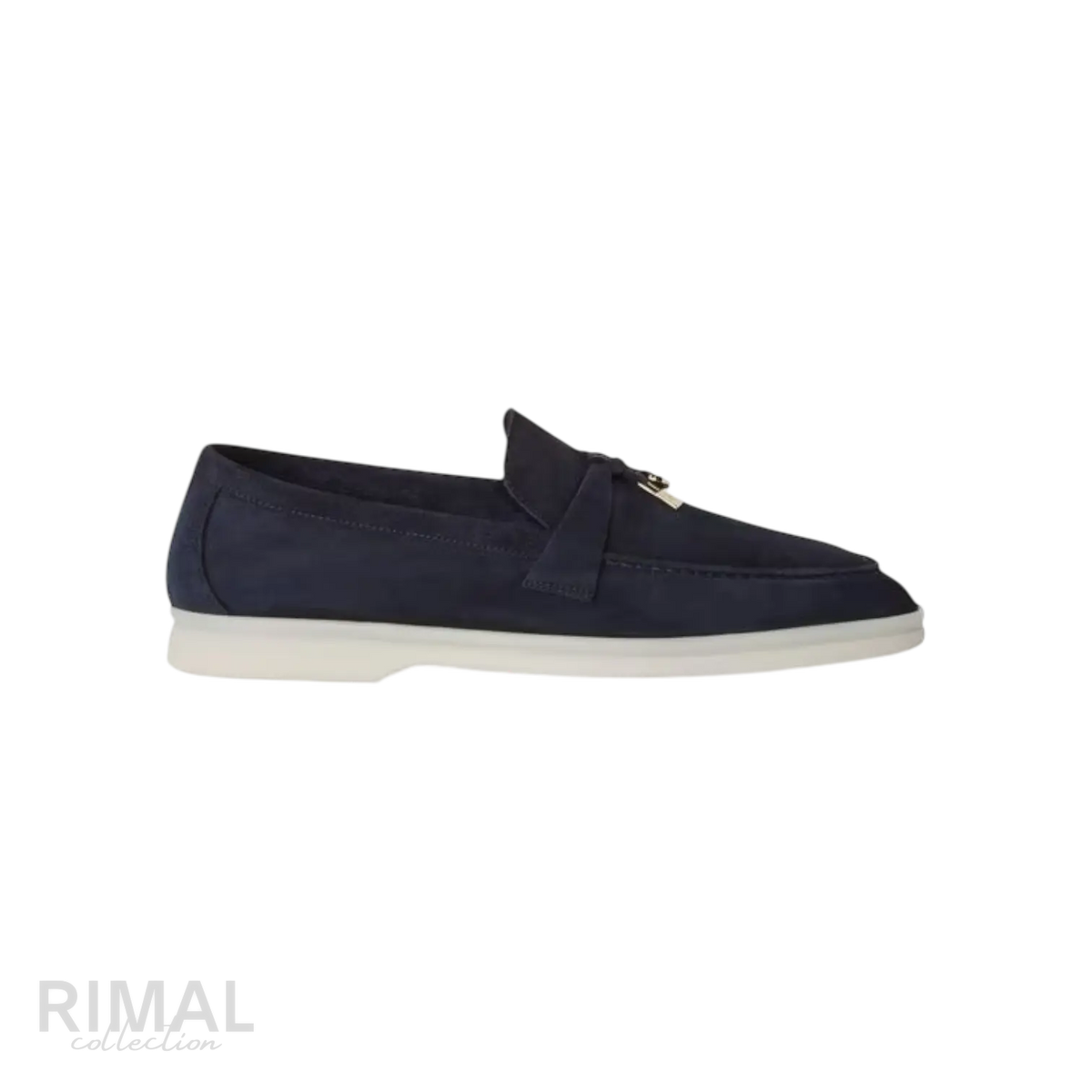 Loro Piana Summer Charms Loafers – Argo Blue Melange - View 2