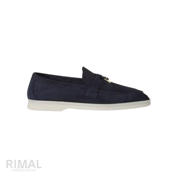 Loro Piana Summer Charms Loafers – Argo Blue Melange - View 2