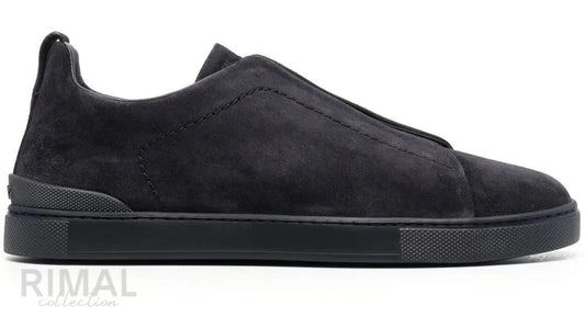 Zegna Triple Stitch Sneaker - Grey & Pewter | Men