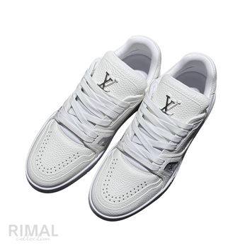 Louis Vuitton LV Leather Trainer Sneakers – White - View 2