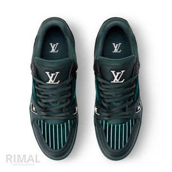 Louis Vuitton LV Trainer Sneakers Striped – Green - View 2