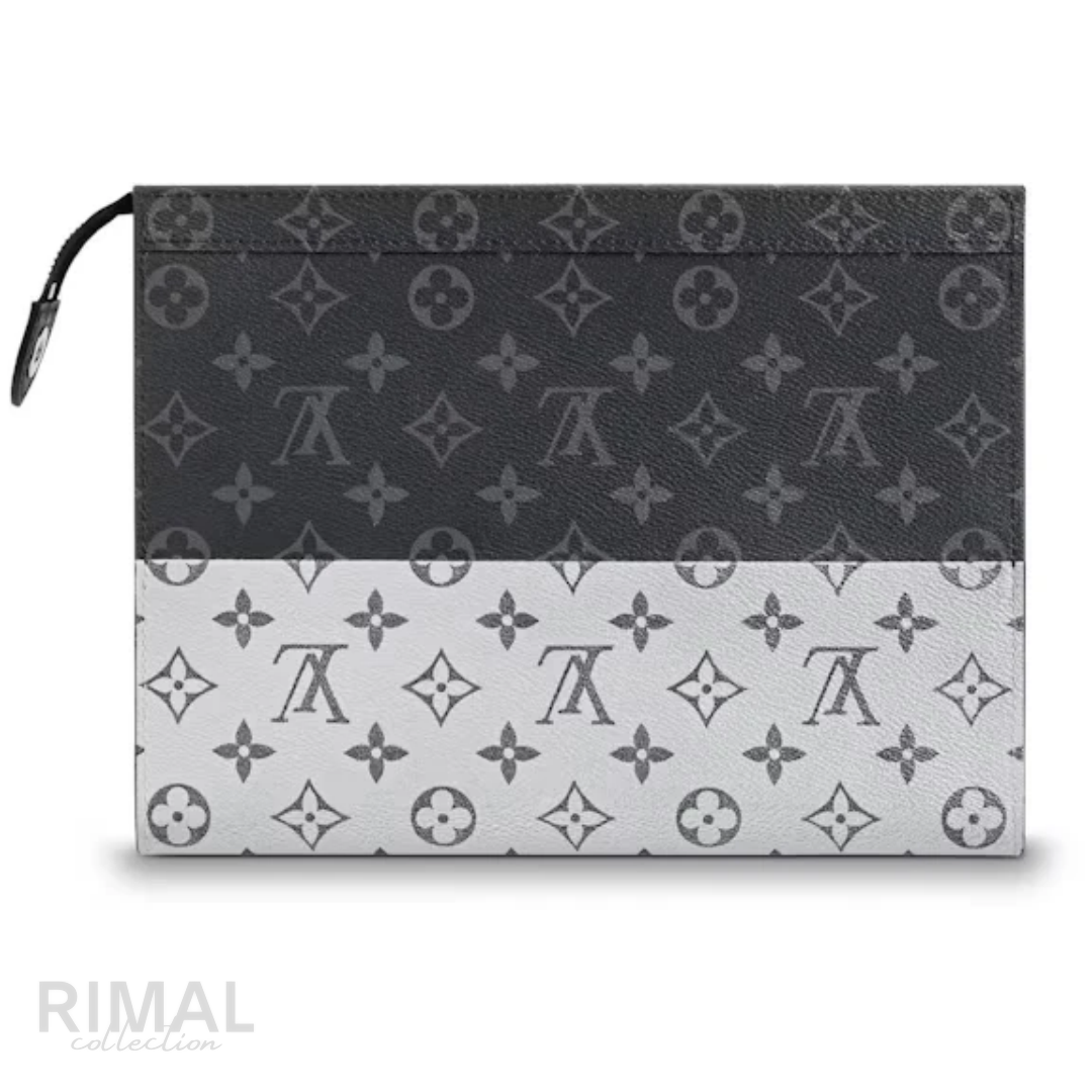 Louis Vuitton – Monogram Eclipse Split Outdoor MM Black & White