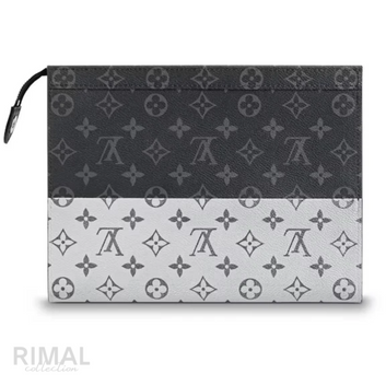 Louis Vuitton – Monogram Eclipse Split Outdoor MM Black & White