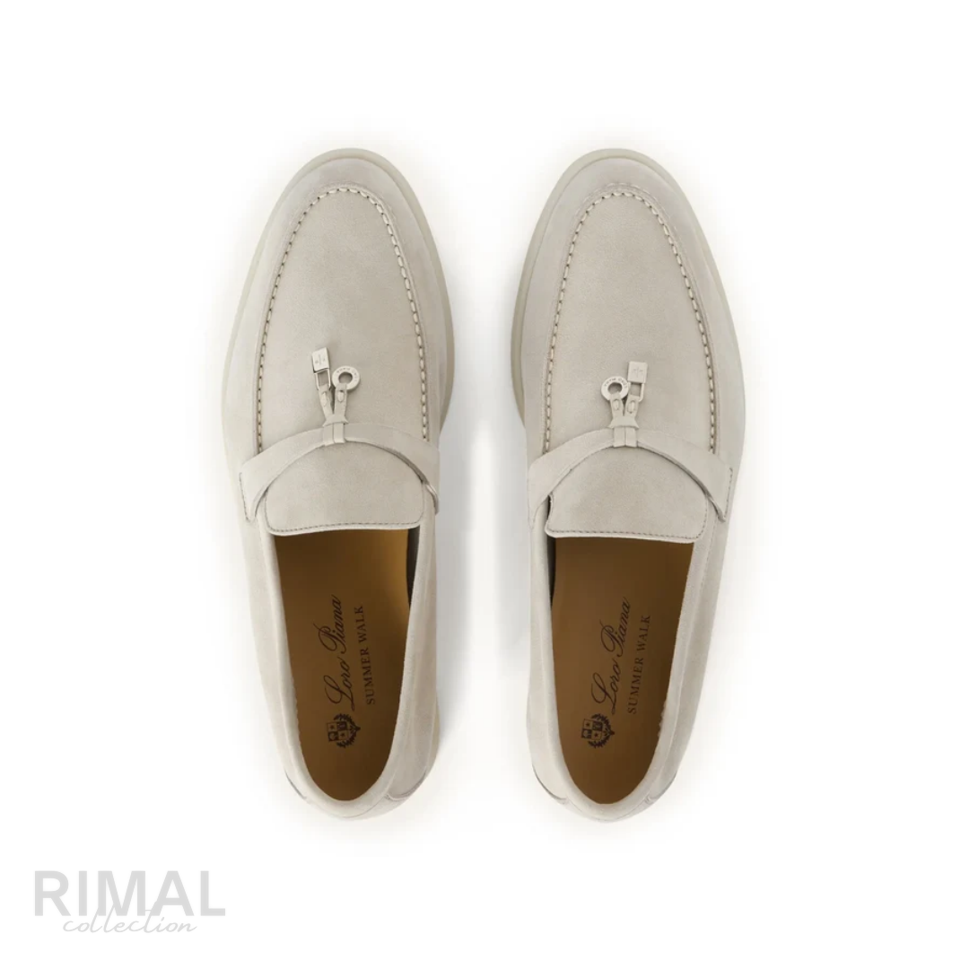 Loro Piana Summer Charms Walk Loafer – Pearl Powder – View 4