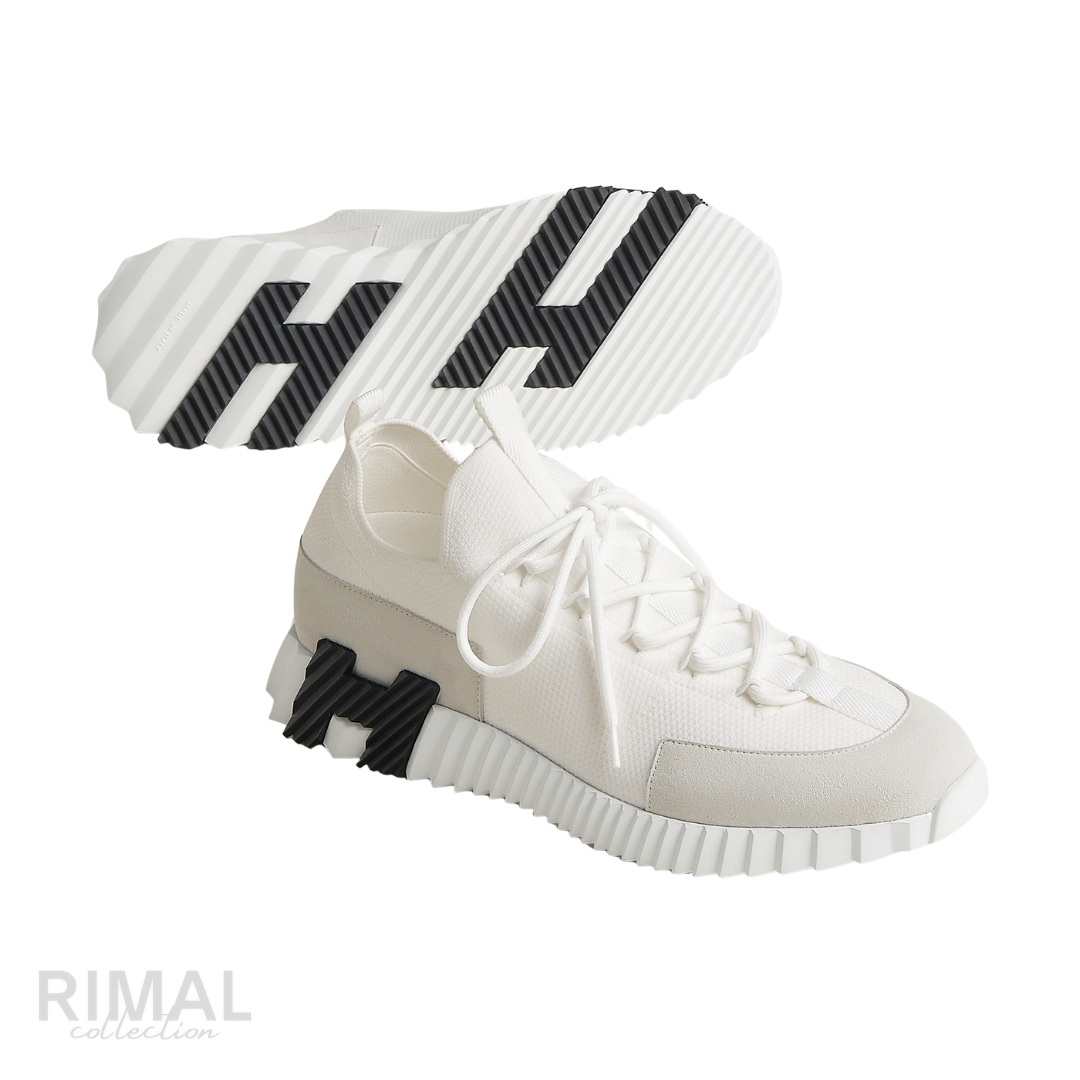 Hermès Lift Slip-On Sneakers – White - View 3