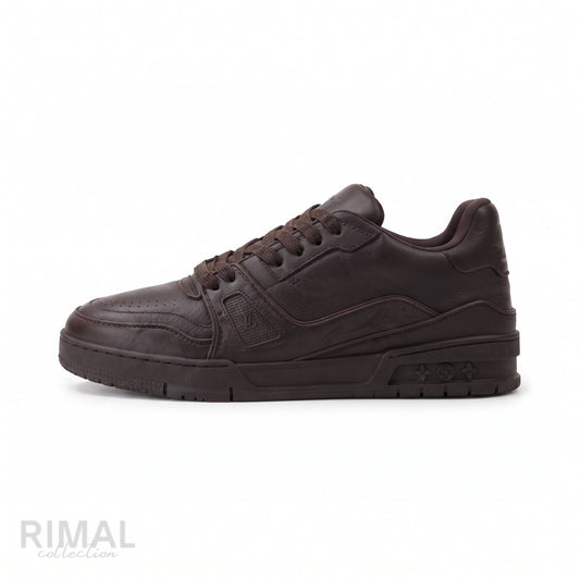 Louis Vuitton LV Trainer Distressed Sneakers – Brown - View 2