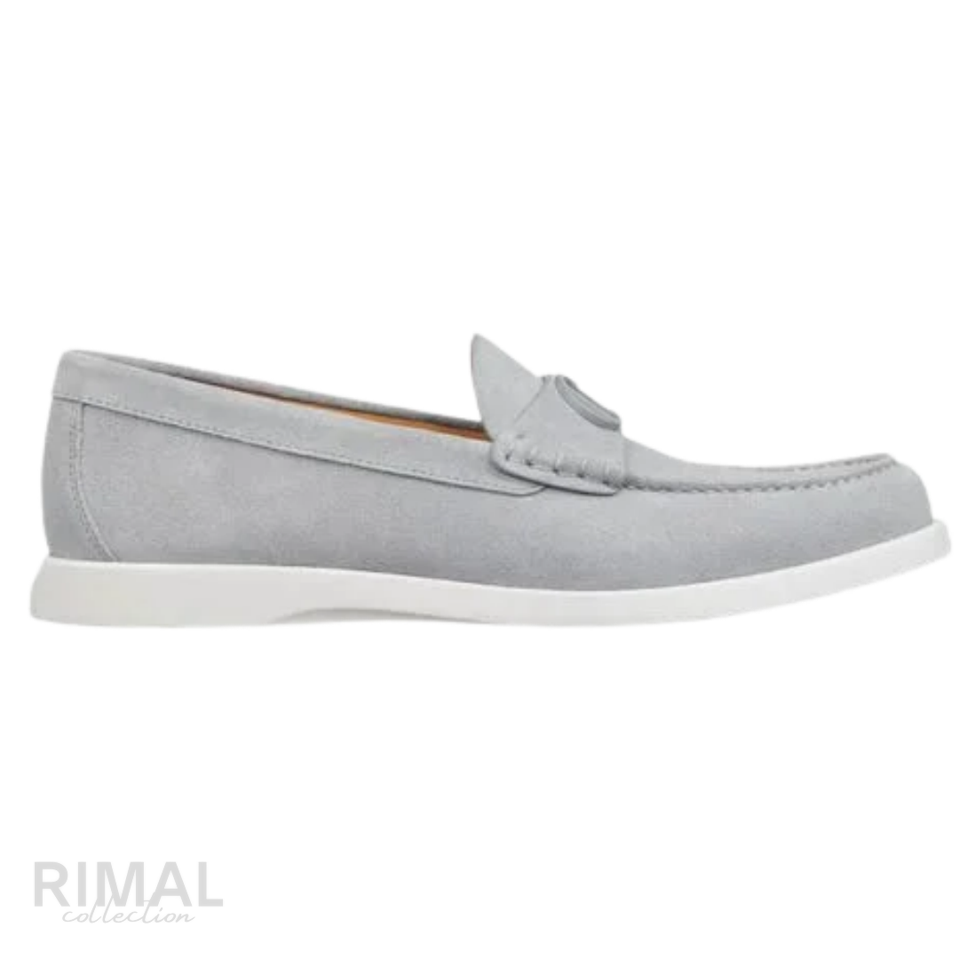 Dior Granville Suede Loafer – Grey – View 1