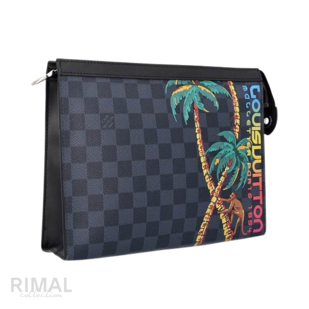 LOUIS VUITTON – Damier Cobalt Jungle Pouchette Voyage