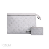 Louis Vuitton Grey LV Design Pouch