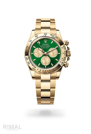 Rolex | Yellow Gold Green Dial - Free & Fast UAE Shipping
