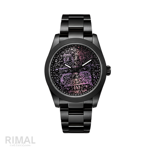 Rolex Milgauss Arabic Purple Dial Matte Black Watch - image 1