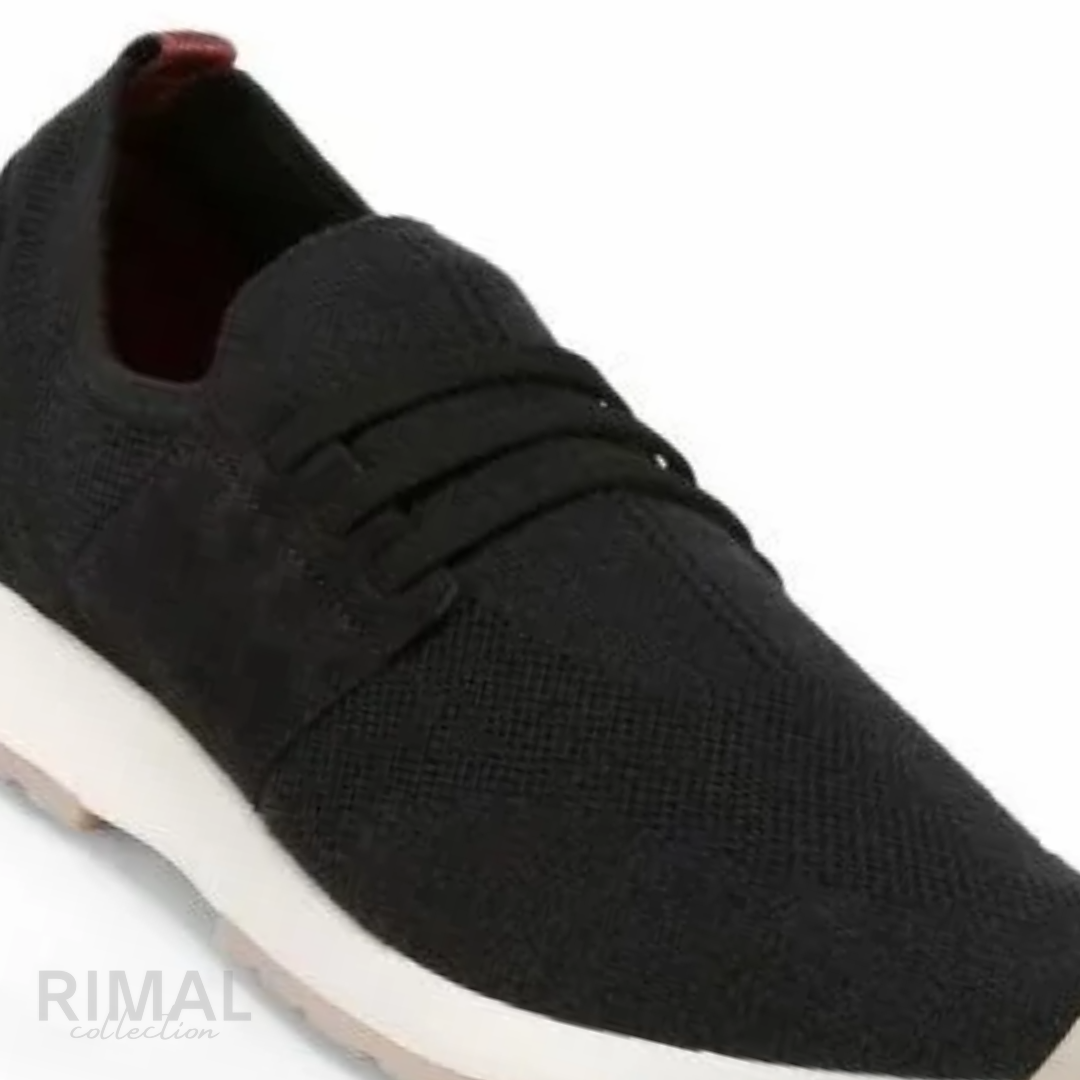 Loro Piana 360 LP Flexy Walk Knit Sneakers – Black - View 3