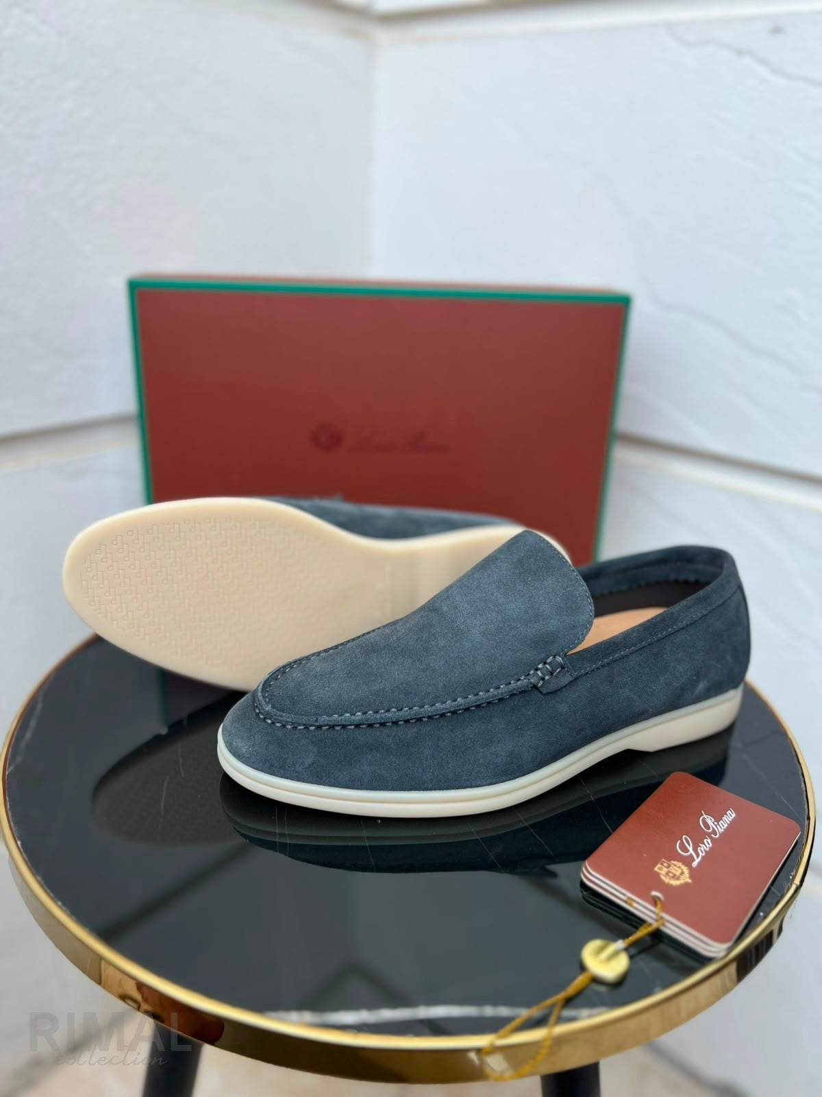 Loro Piana Summer Walk Loafers – Green - View 3