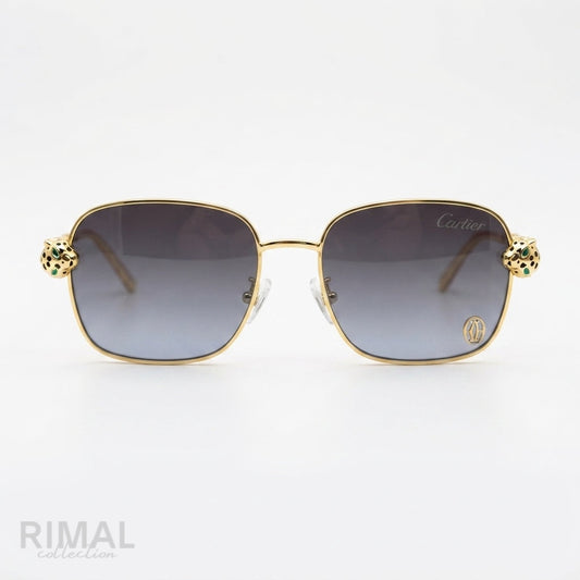 Cartier Sunglasses Gold-Tone – Black Lenses - View 1