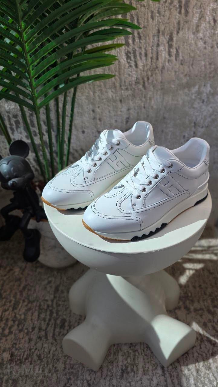 Hermès Trail Sneakers – White - View 10