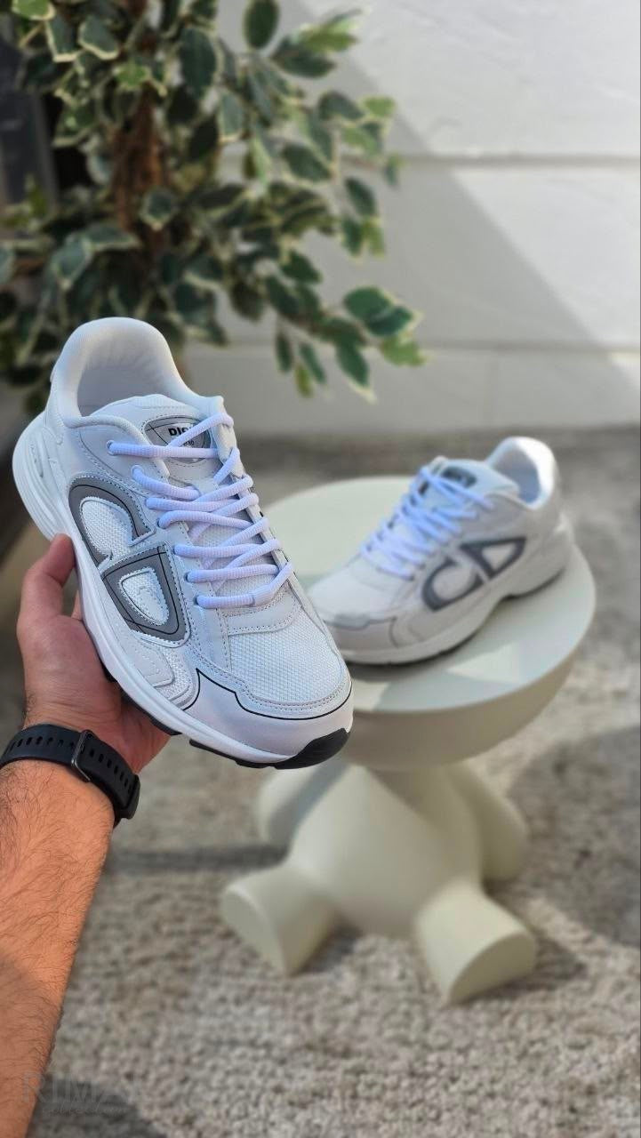 Dior B30 Sneakers – White Mesh - View 5