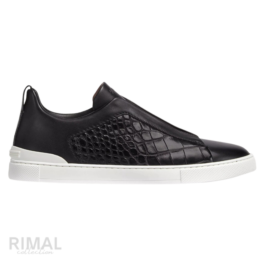 Zegna Footwear | Triple Stitch Black