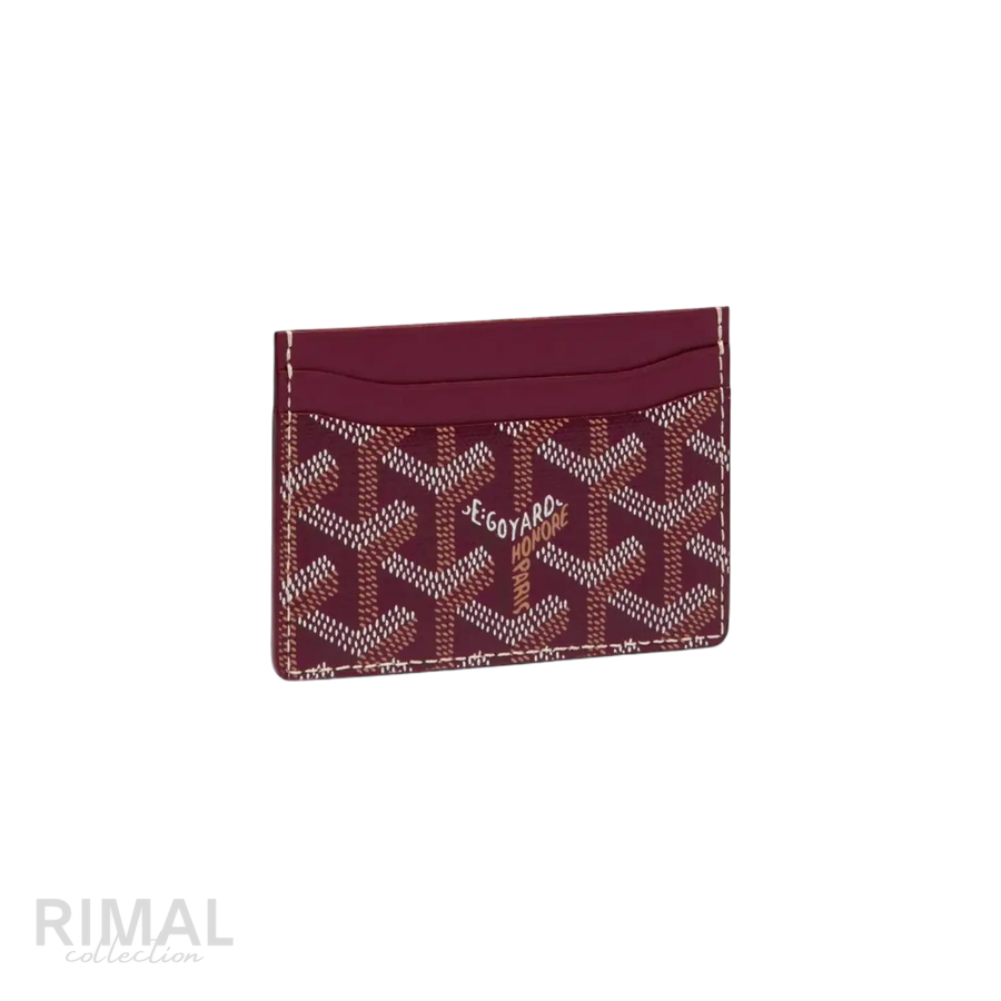 Goyard Saint Sulpice Card Holder – Bordeaux