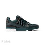 Louis Vuitton LV Trainer Sneakers Striped – Green