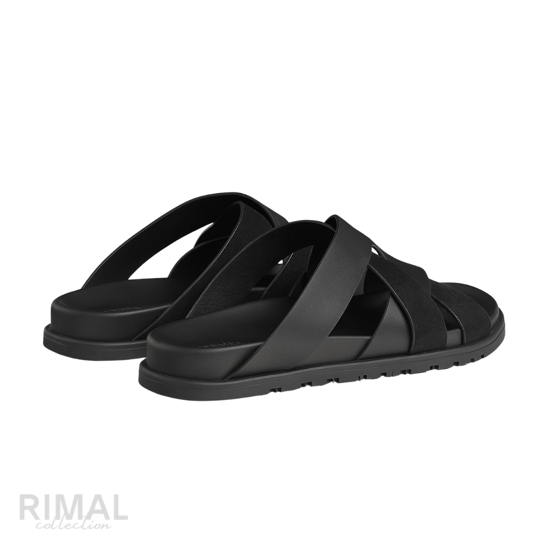 Hermès Kazimir Sandals – Black - View 4