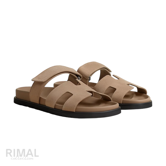 Hermès Chypre Sandals – Beige Sable - View 1