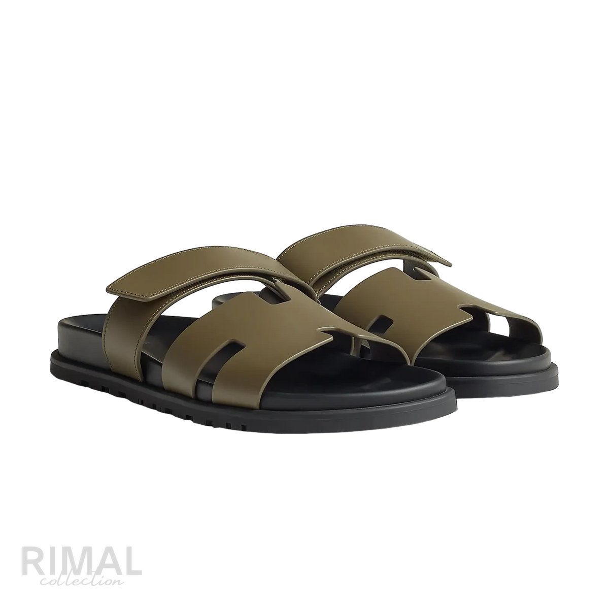 Hermès Chypre Sandals – Vert Toundra - View 1