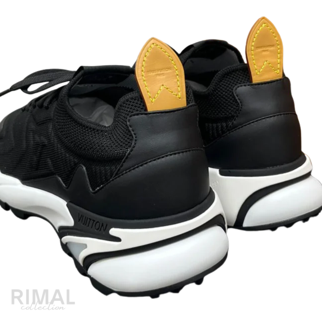 Louis Vuitton LV Tatic Knit Sneakers – Black & White - View 3