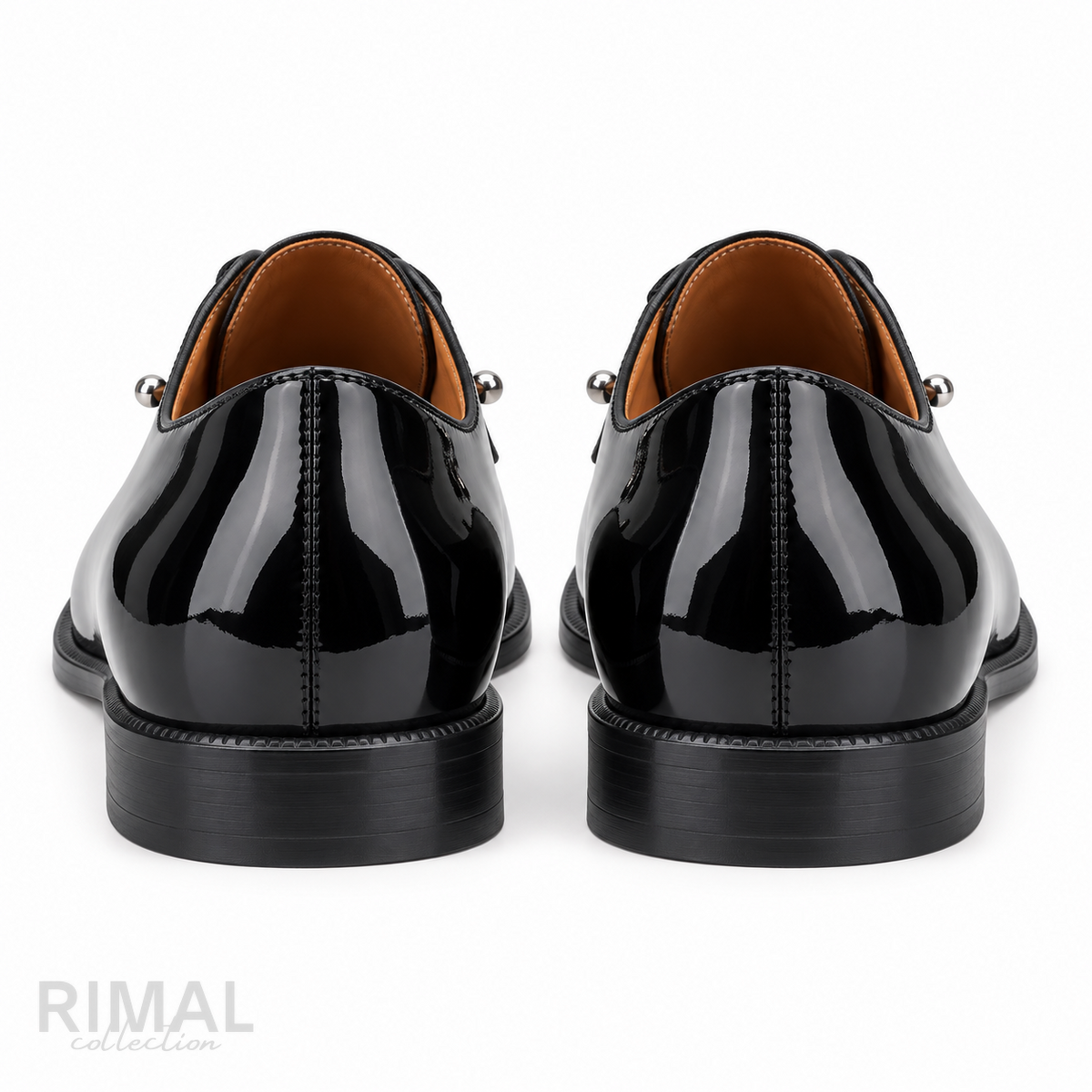 Christian Louboutin Chambeliss Derby Shoes – Glossy Black - View 1