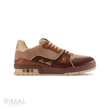 Louis Vuitton LV Trainer Sneaker – Maroon & Brown