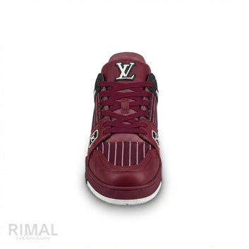 Louis Vuitton LV Trainer Sneakers – Bordeaux Red - View 2