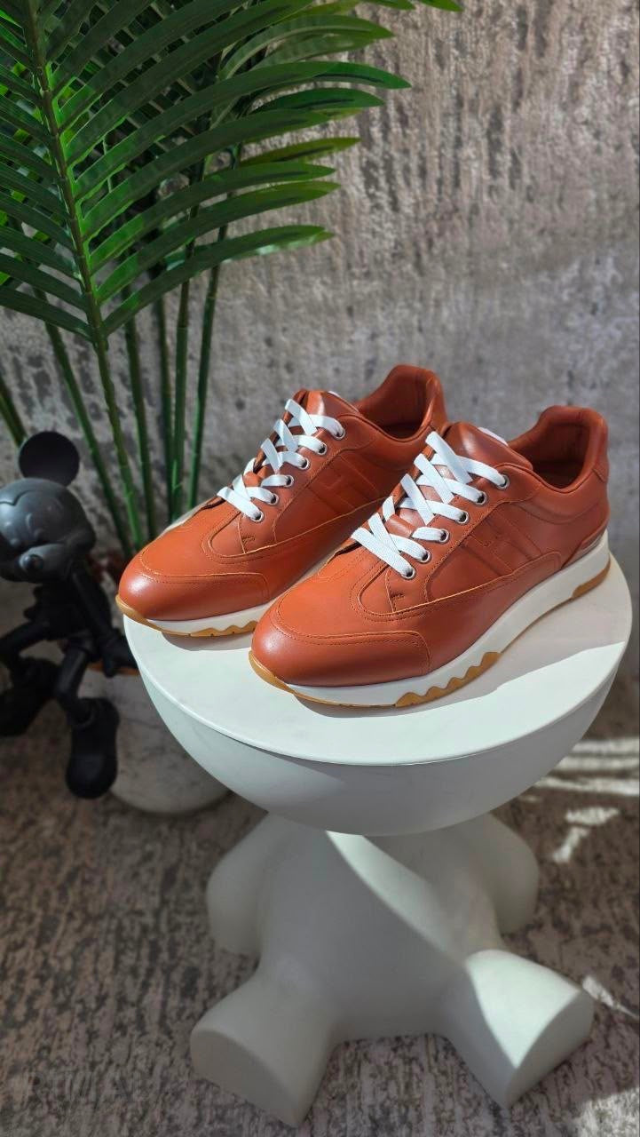 Hermès Trail Sneakers – Gold - View 5
