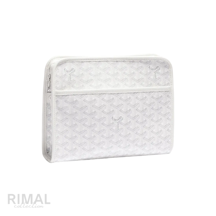 Goyard Jouvence Toiletry Bag – White