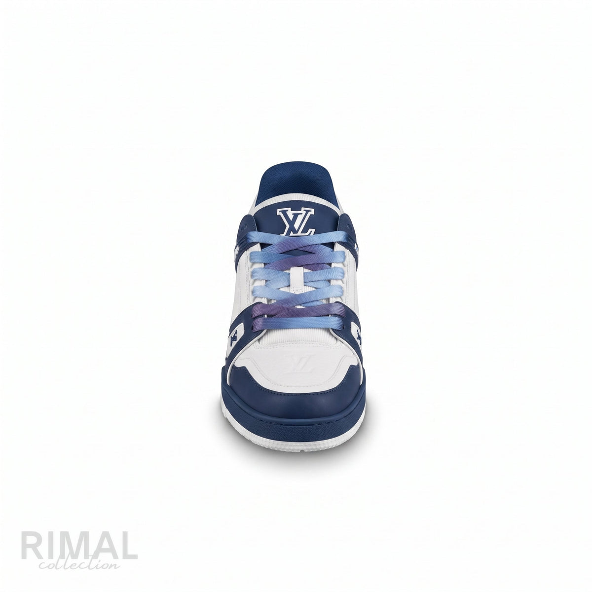Louis Vuitton LV Trainer Sneakers – Navy Blue & White - View 1