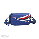 Louis Vuitton Shark Design Blue Bag