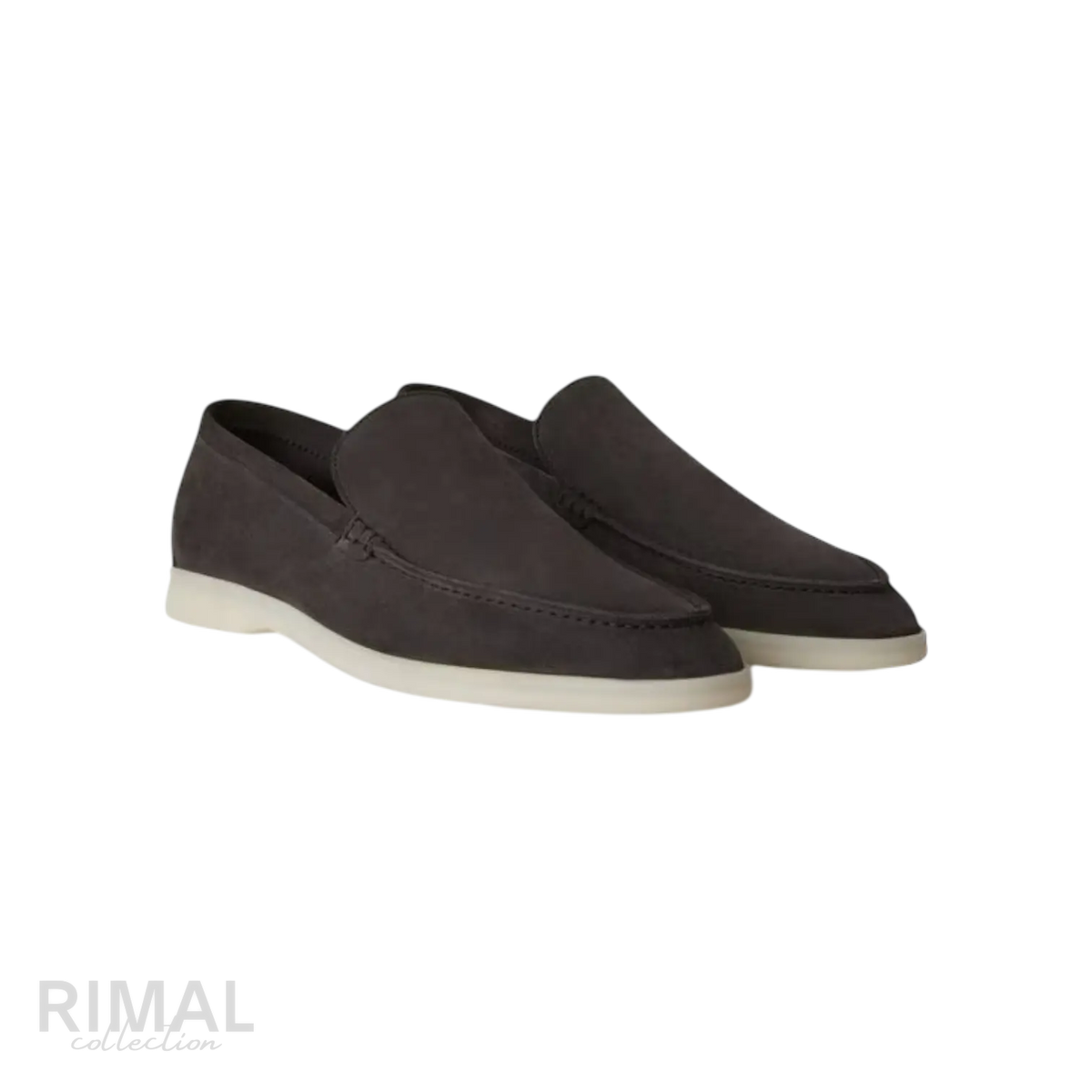 Loro Piana Summer Walk Loafers – Caviar - View 1